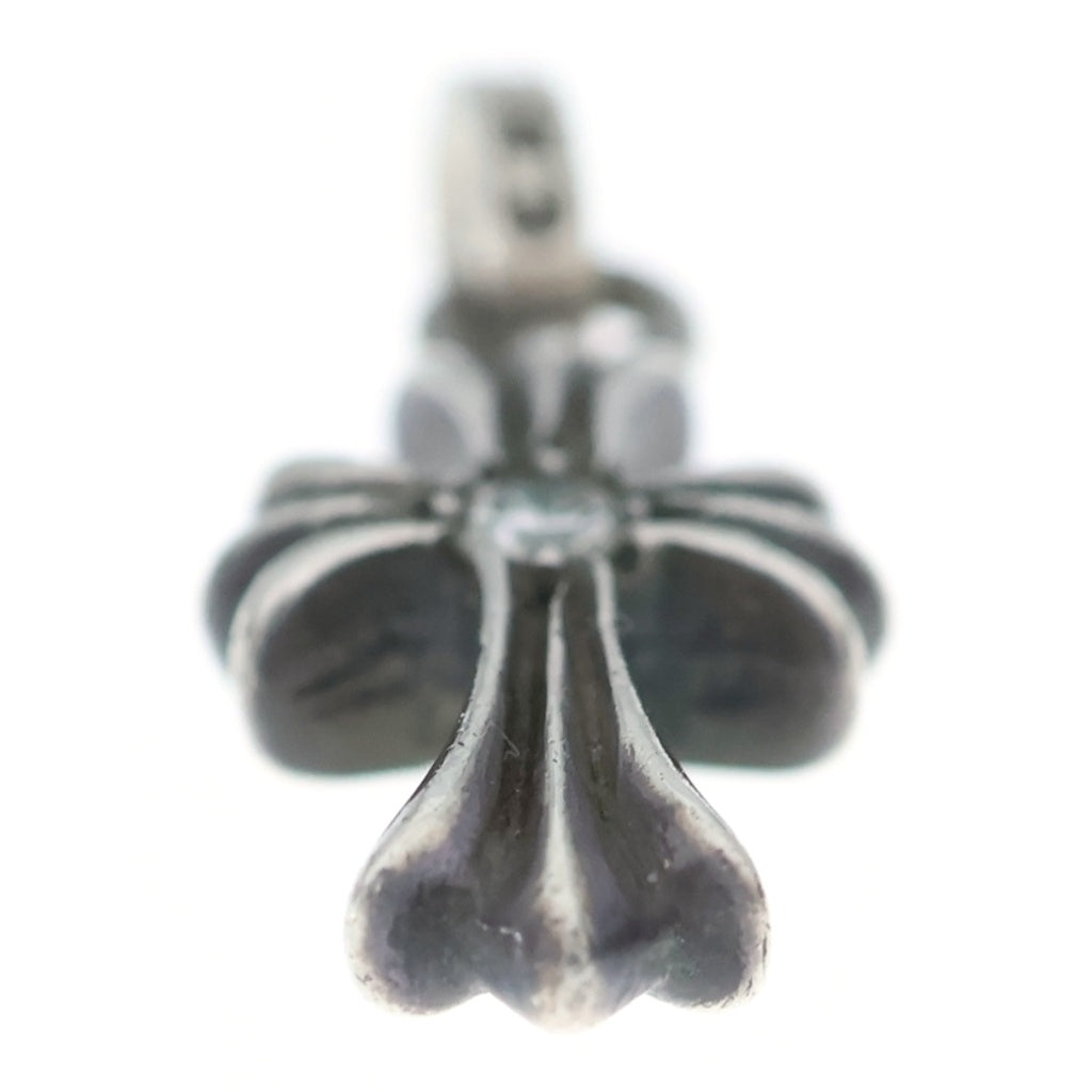 CHROME HEARTS(クロムハーツ) CRS BBYFAT DMND ベイビーファットクロス 両面1ダイヤ ペンダントトップ シルバー BCA238 -