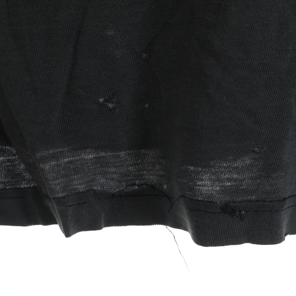 VINTAGE(ヴィンテージ) KORN LIFE IS PEACHY TEE コーン ライフ イズ ピーチー ショートスリーブ半袖Tシャツ カットソー ブラック