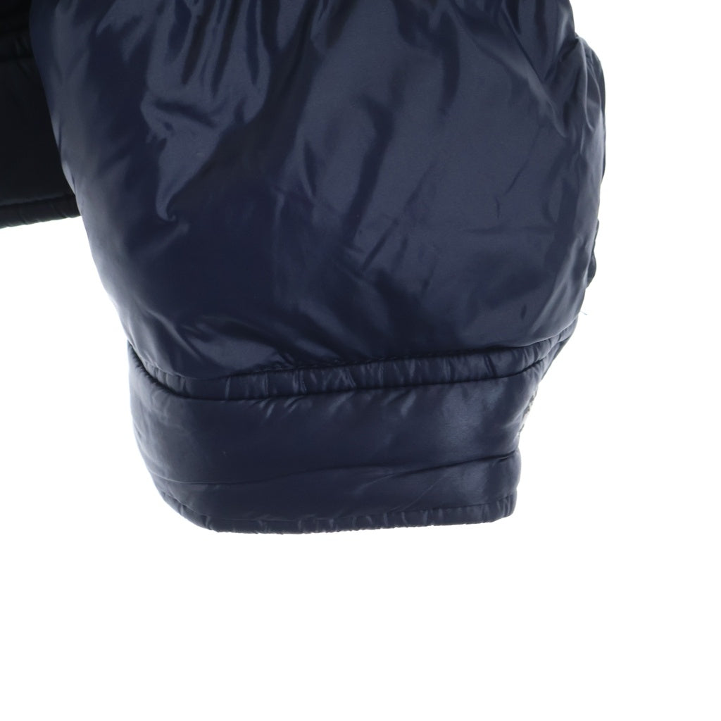 PRADA(プラダ) 14AW トライアングルロゴ 三角ロゴプレート ジップアップ ダウンジャケット ネイビー SGB608 R142