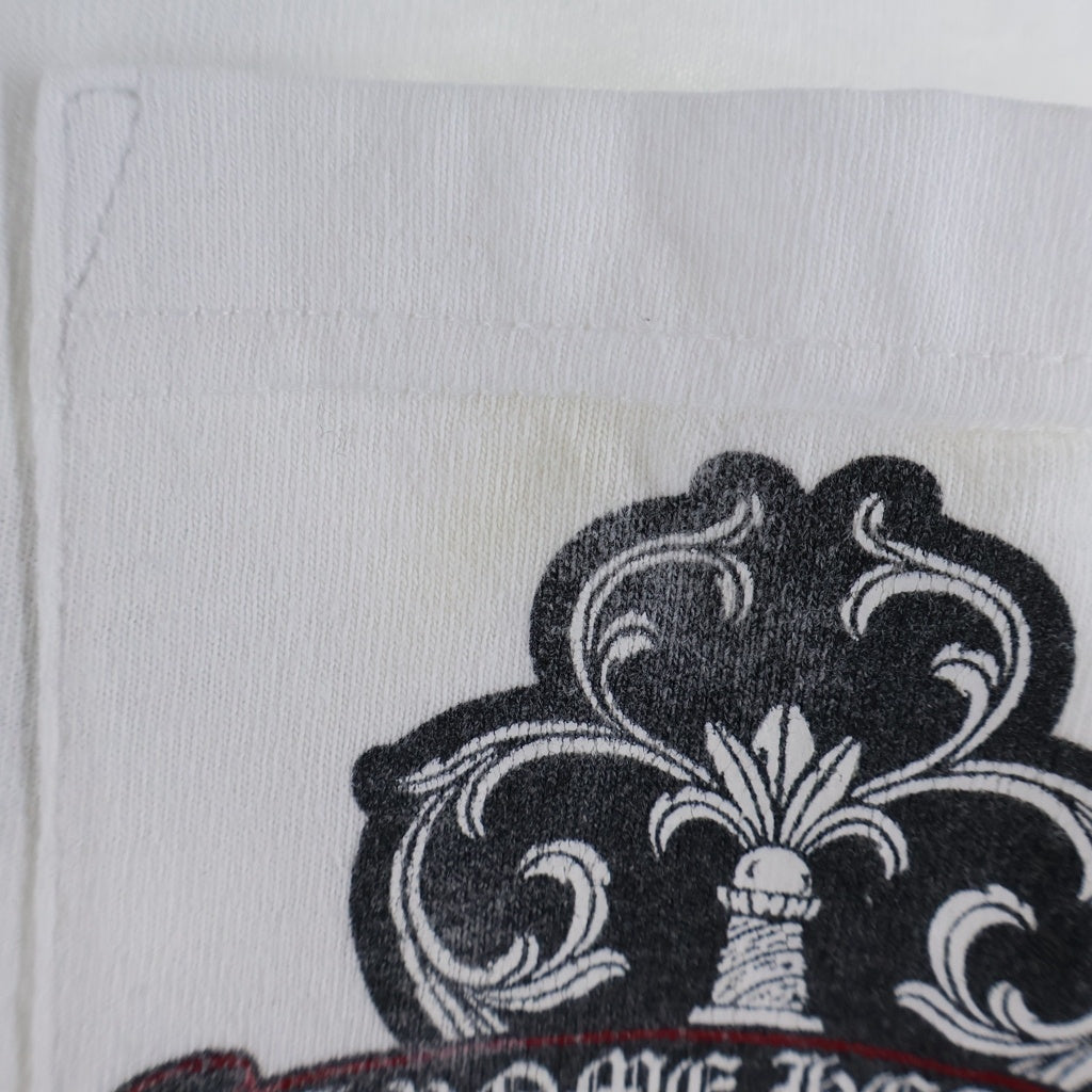 CHROME HEARTS(クロムハーツ) OLD S/S オールド バックヴァインダガー プリント 半袖 カットソー Tシャツ ホワイト ‐