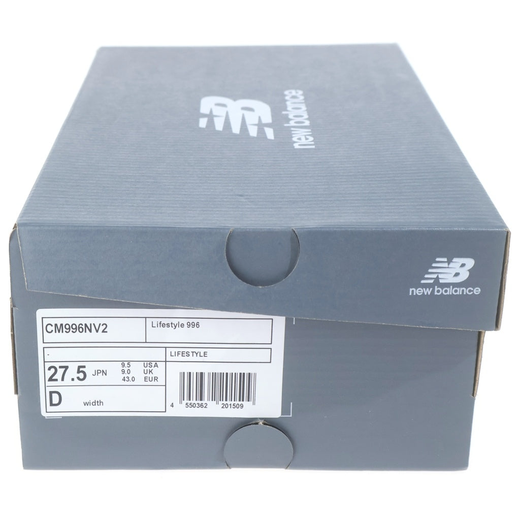 New Balance(ニューバランス) CM996ＮV2 スエード ローカット スニーカー ネイビー US9.5/27.5cm
