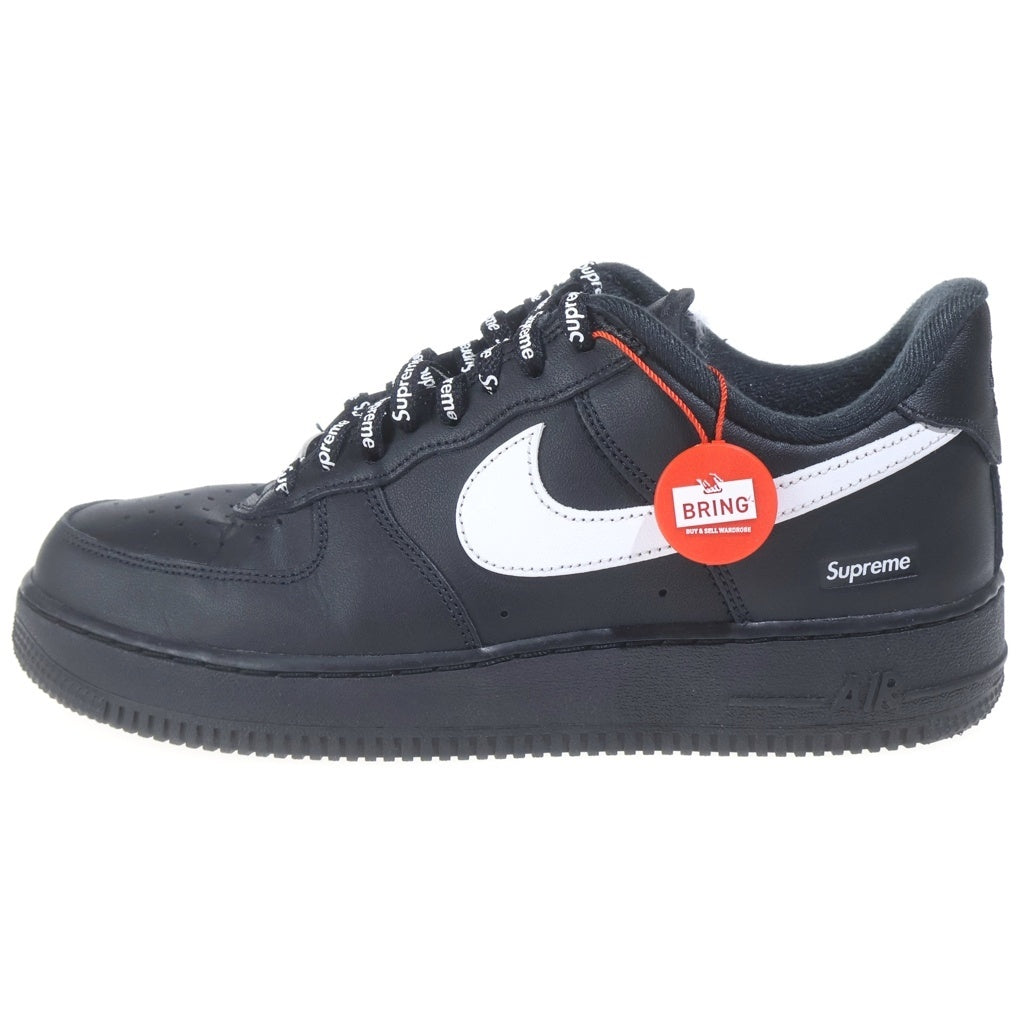 NIKE(ナイキ) ×SUPREME AIR FORCE 1 LOW CU9225-002 エアフォース1 ローカットスニーカー US8.5/26.5cm ブラック