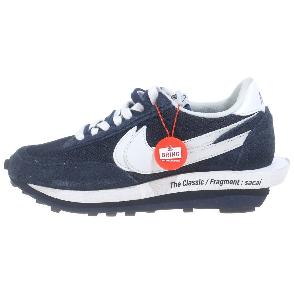 NIKE(ナイキ) ×sacai×FRAGMENT DESIGN LD WAFFLE DH2684-400 サカイ フラグメントデザイン LDワッフル ローカットスニーカー US8/26cm ネイビー