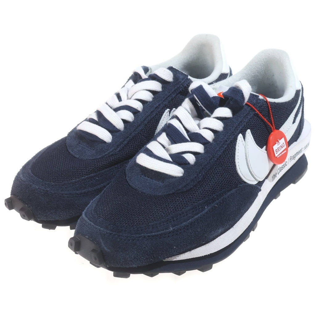 NIKE(ナイキ) ×sacai×FRAGMENT DESIGN LD WAFFLE DH2684-400 サカイ フラグメントデザイン LDワッフル ローカットスニーカー US8/26cm ネイビー