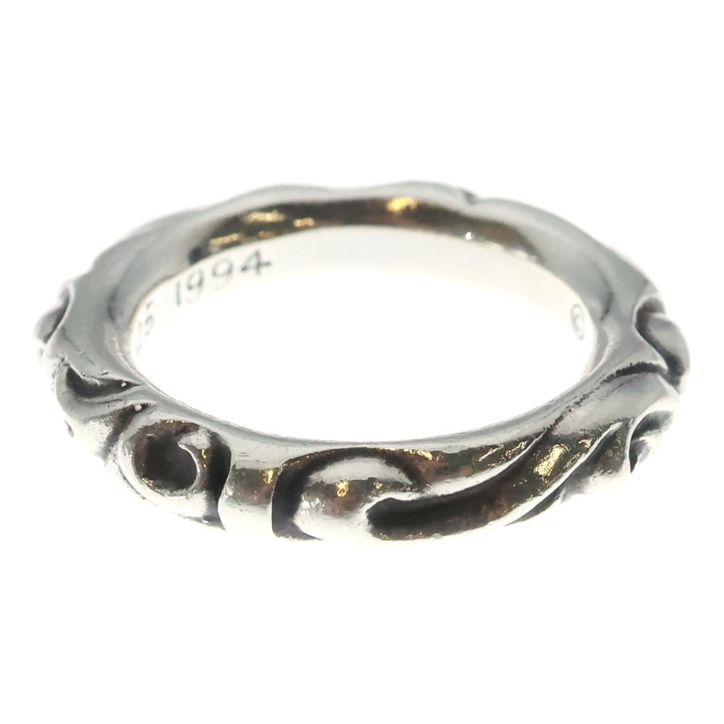 CHROME HEARTS(クロムハーツ) SCRL BAND スクロールバンド リング シルバー BCA351