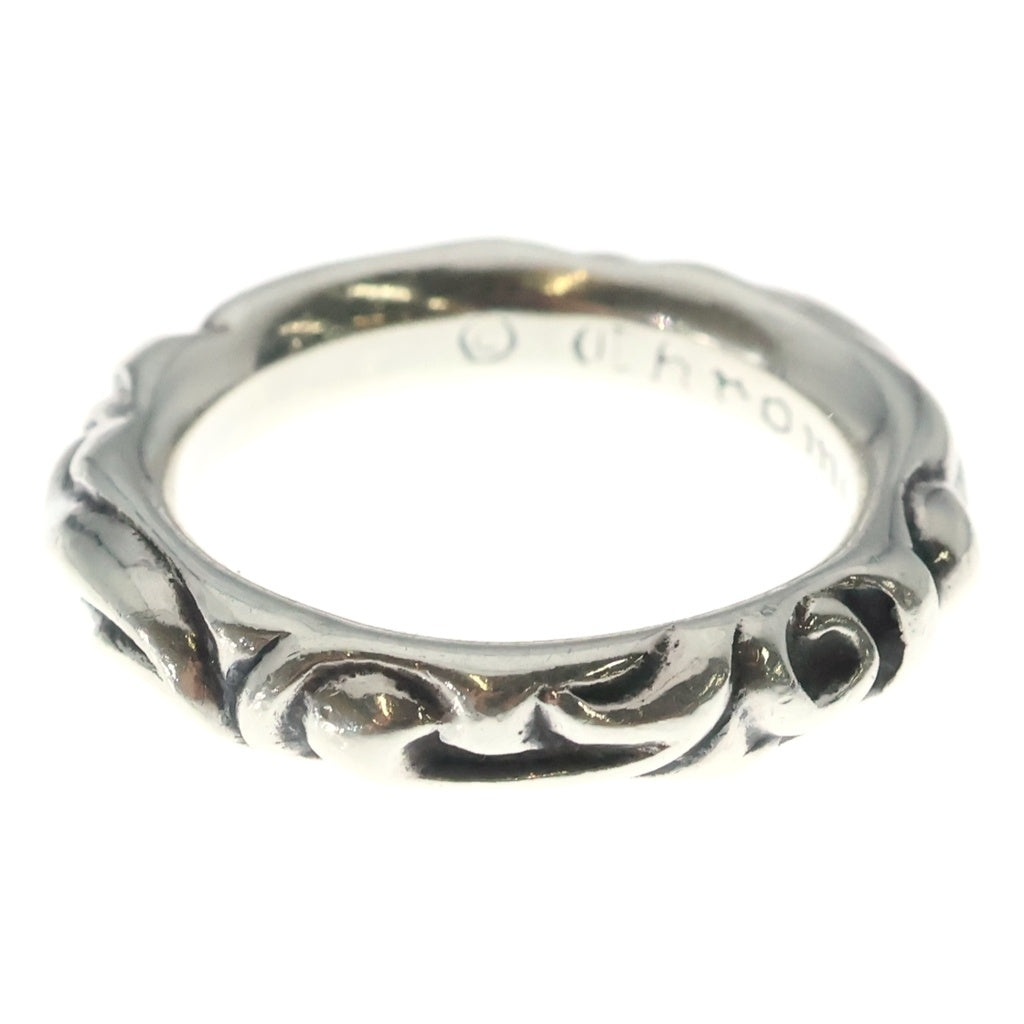 CHROME HEARTS(クロムハーツ) SCRL BAND スクロールバンド リング シルバー