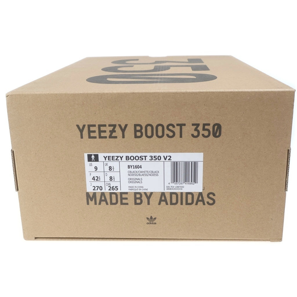 adidas(アディダス) YEEZY BOOST 350 V2 イージーブースト350 メッシュローカットスニーカー ブラック US9/27.0cm BY1604