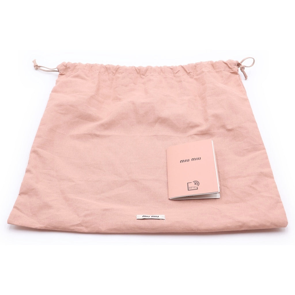 miumiu(ミュウミュウ) MATELASSE マテラッセ ポーチ ハンドバッグ ピンク 5ND022 レディース