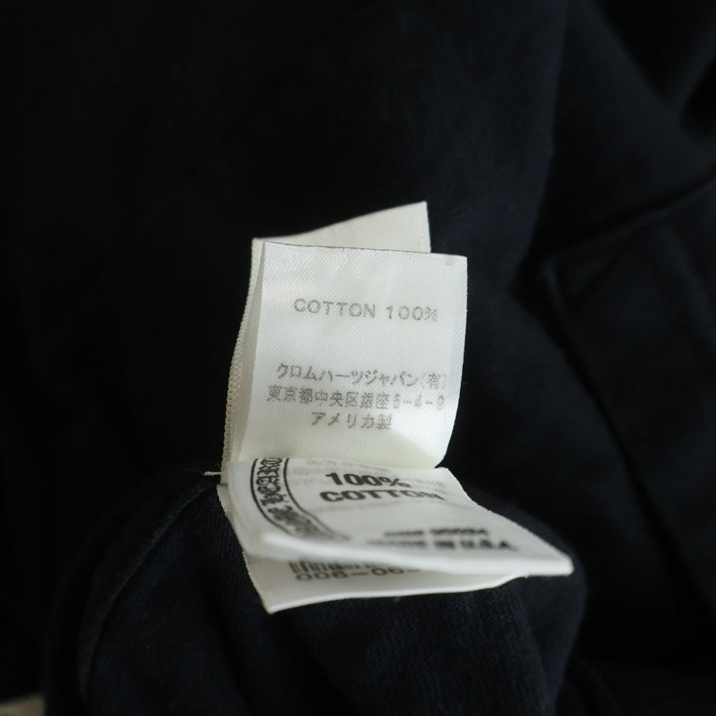 CHROME HEARTS(クロムハーツ) ARCH LOGO USA バックアーチロゴ プリントロングスリーブTシャツ 長袖カットソー ブラック