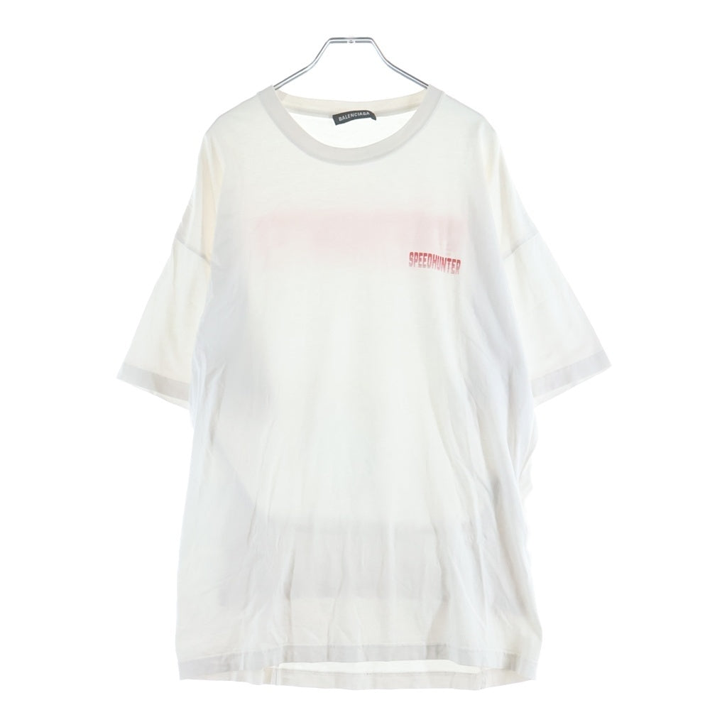 BALENCIAGA(バレンシアガ) 17AW SPEEDHUNTERS スピードハンターズ プリンテッド 半袖Tシャツ カットソー ホワイト 508209 TYK66