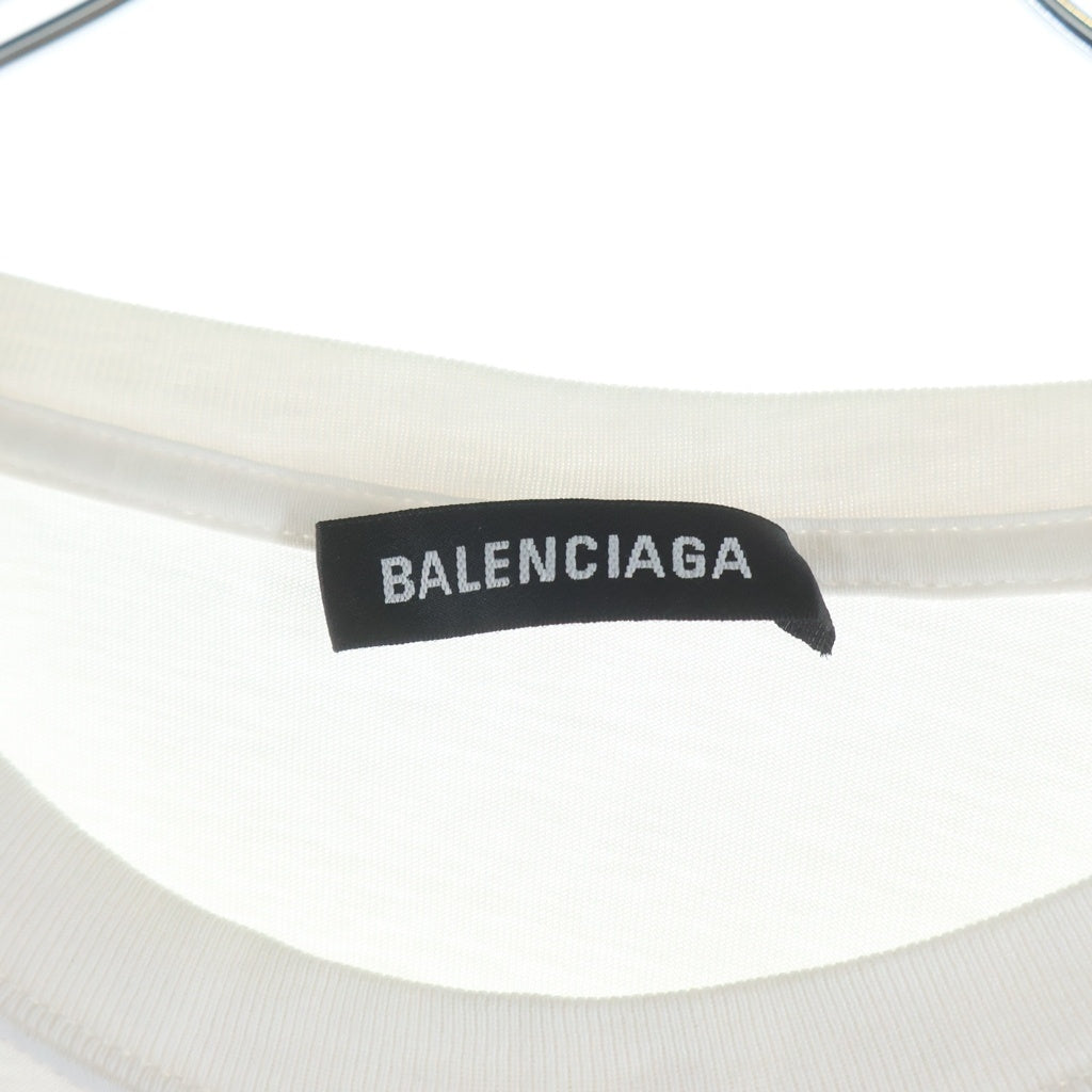 BALENCIAGA(バレンシアガ) 17AW SPEEDHUNTERS スピードハンターズ プリンテッド 半袖Tシャツ カットソー ホワイト 508209 TYK66