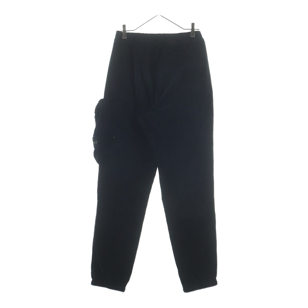 STONE ISLAND(ストーンアイランド) Corduroy Big Pocket Trainer Pants コーデュロイ ビッグポケット トレーナー パンツ ブラック 751530811