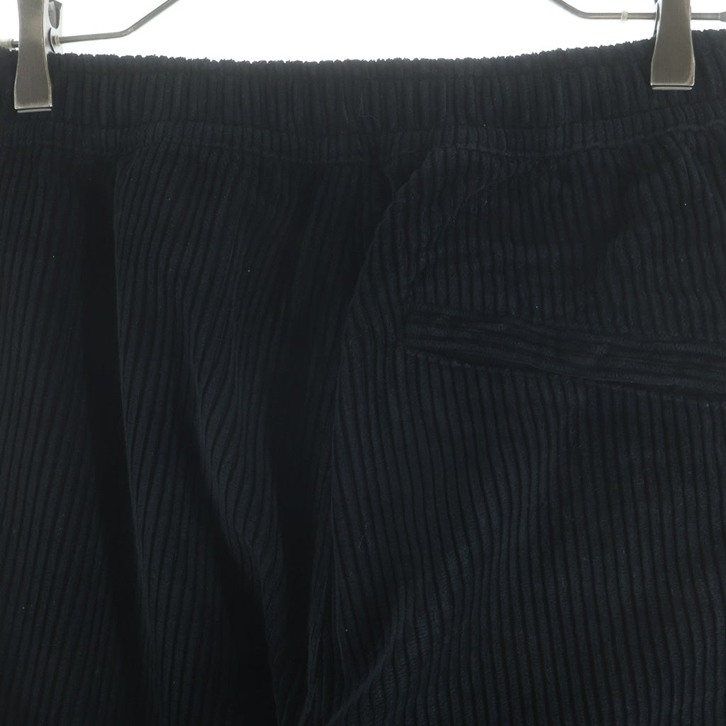 STONE ISLAND(ストーンアイランド) Corduroy Big Pocket Trainer Pants コーデュロイ ビッグポケット トレーナー パンツ ブラック 751530811