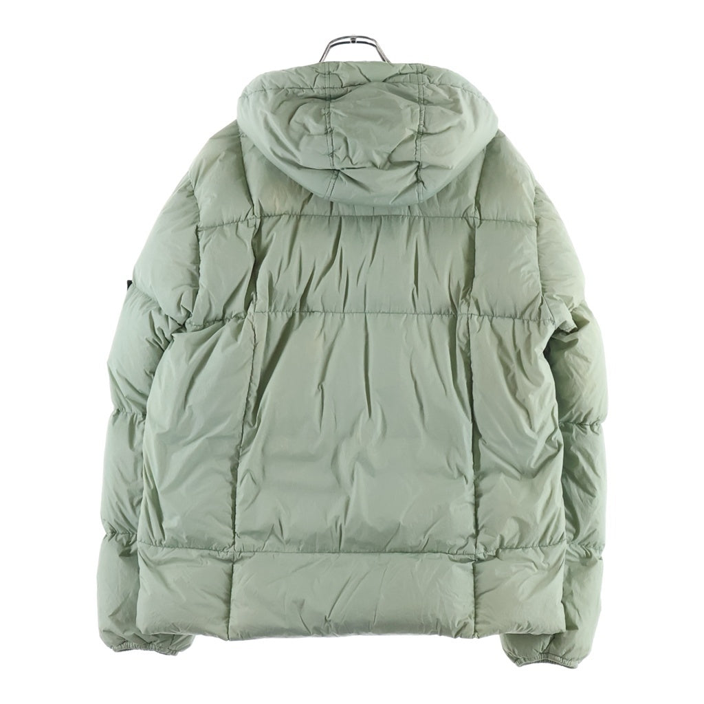STONE ISLAND(ストーンアイランド) Garment-Dyed Nylon Hooded Down Jacket ガーメントダイナイロンフーデッドダウンジャケット グリーン 711540223