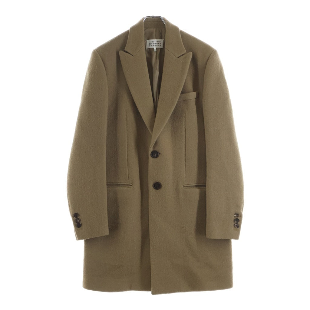 Maison Margiela(メゾンマルジェラ) 15AW Melton Wool Chester Coat メルトンウールチェスターコート ブラウン S30AA0072