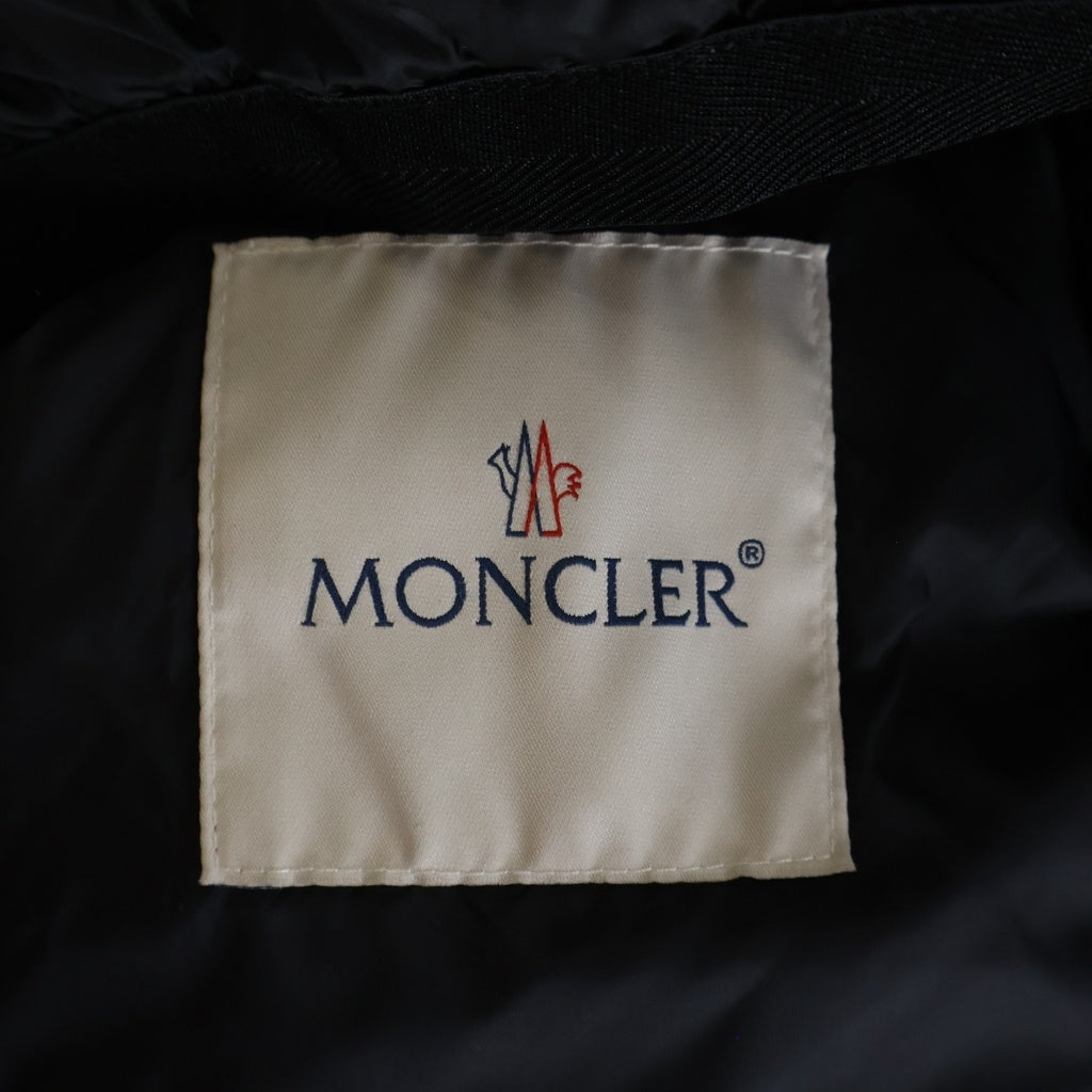 MONCLER(モンクレール) CLAMART ジップアップ フーデット ダウンジャケット ブラック B20914036805