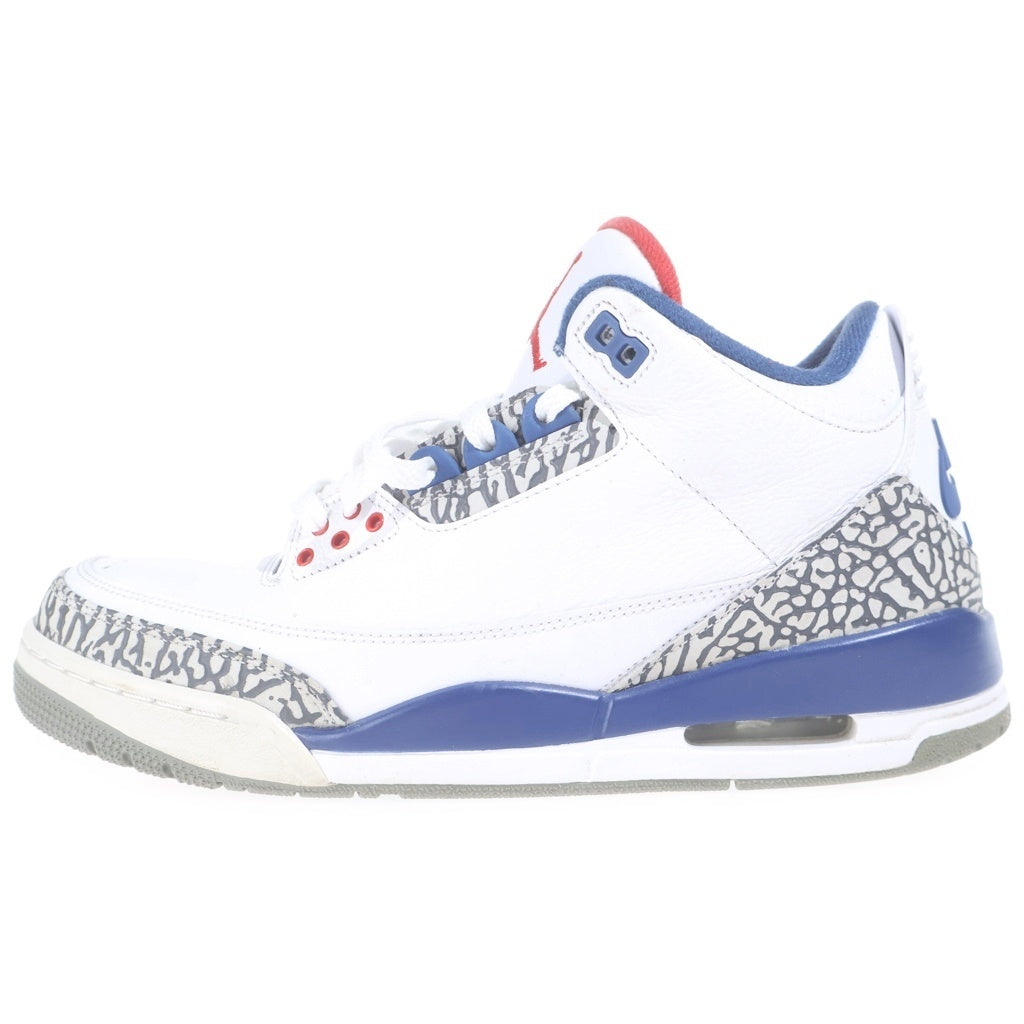 NIKE(ナイキ) AIR JORDAN 3 RETRO エアジョーダン3 レトロ トゥルー ブルー ハイカットスニーカー ホワイト/ブルー US9.5/27.5cm 854262-106