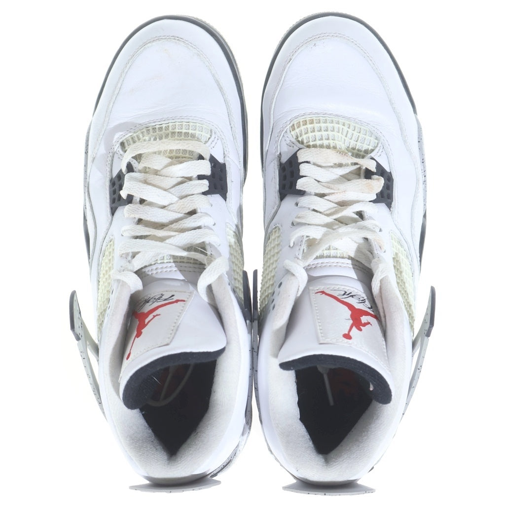 NIKE(ナイキ) 【観賞用 2015年製】 AIR JORDAN 4 RETRO OG WHITE CEMENT 840606-192 エアジョーダン レトロ ホワイトセメント ハイカットスニーカー ホワイト US9.5/27.5cm