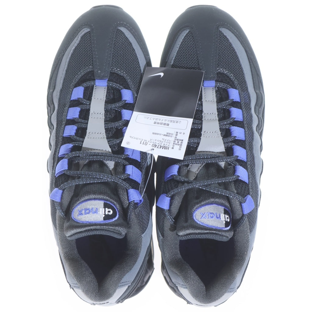NIKE(ナイキ) AIR MAX 95 BIG BUBBLE エアマックス ビッグバブル ローカットスニーカー ブラック/ブルー US9/27cm HM4740-011