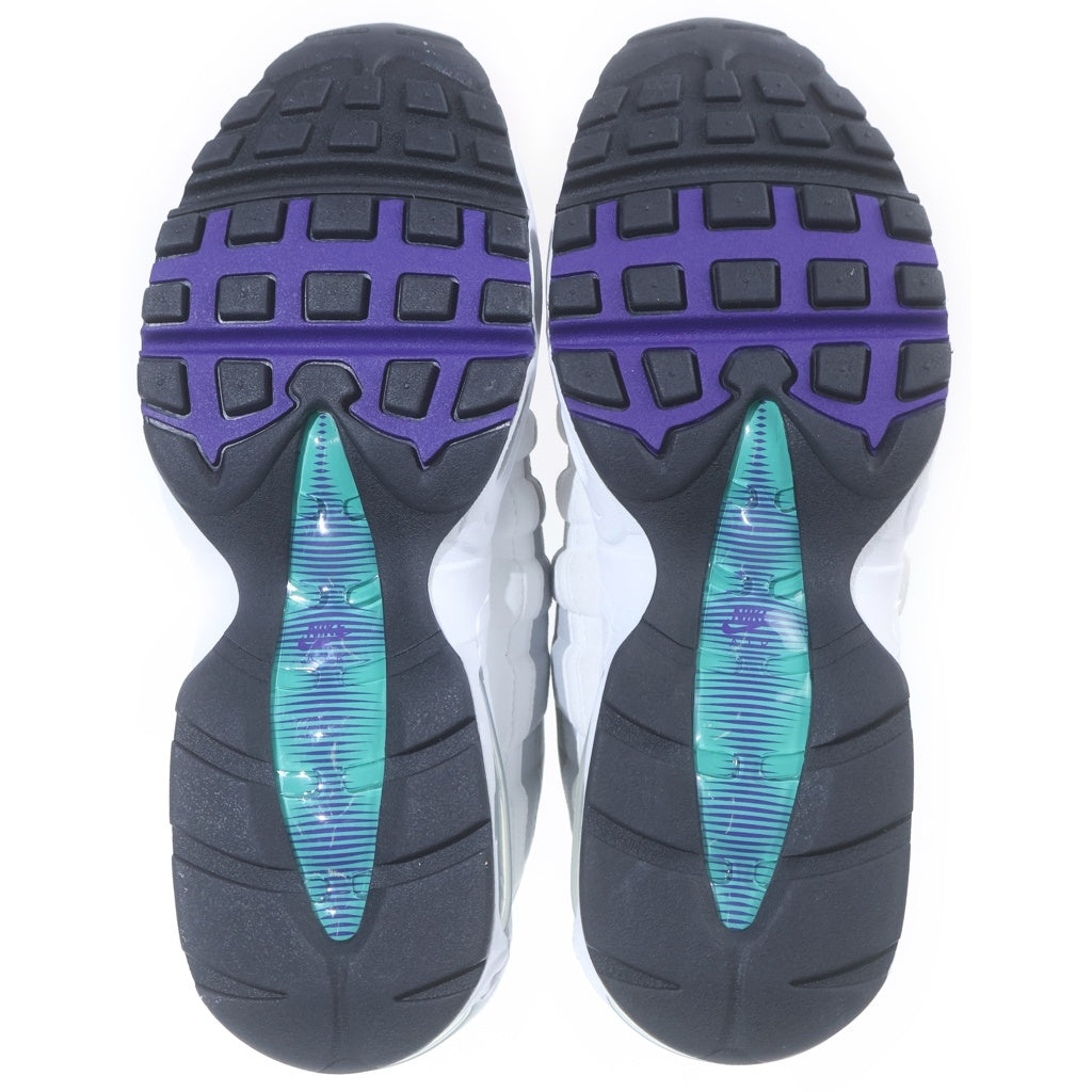 NIKE(ナイキ) WMNS AIR MAX 95 BIG BUBBLE ウィメンズ エアマックス ビッグバブル ローカットスニーカー グレー/パープル US10/27cm HJ5996-100