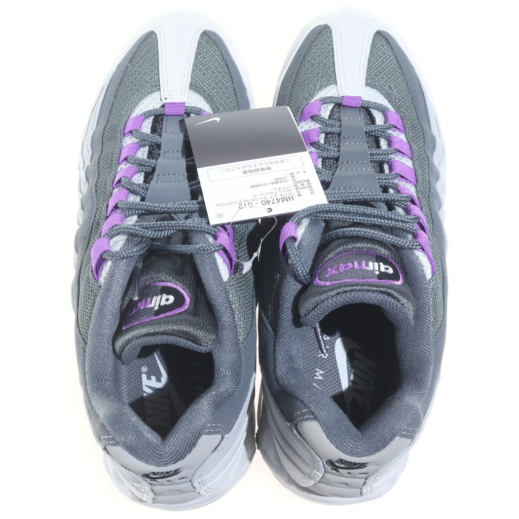 NIKE(ナイキ) AIR MAX 95 BIG BUBBLE エアマックス ビッグバブル ローカットスニーカー グレー/パープル US9/27cm HM4740-012