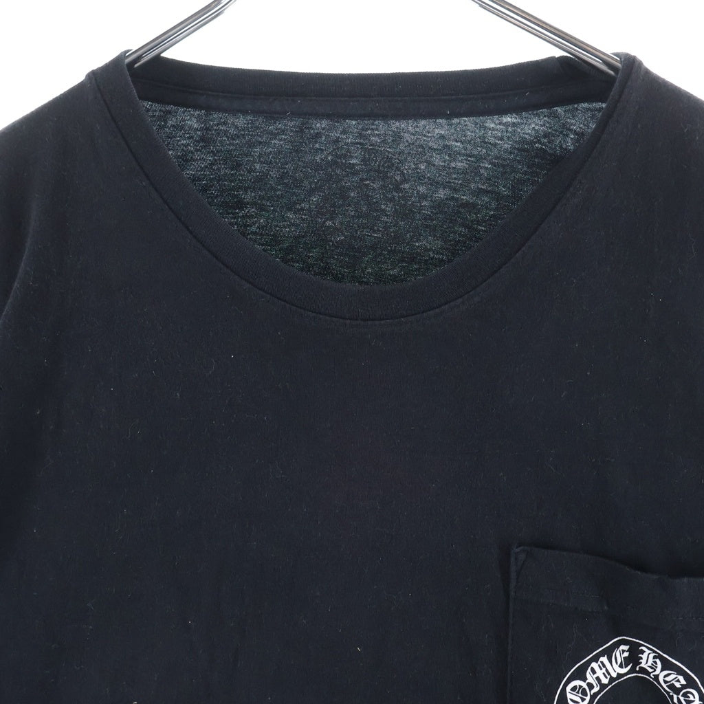 CHROME HEARTS(クロムハーツ) Made in Hollywood Multi Logo L/S Tee CHクロス プリント ロングスリーブ 長袖Tシャツ ブラック ‐