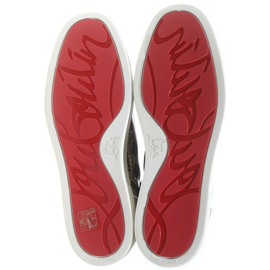 CHRISTIAN LOUBOUTIN(クリスチャンルブタン) LOU SPIKES ORLATO FLAT ルースパイクス オルラート フラット ハイカットスニーカー マルチ 3240096