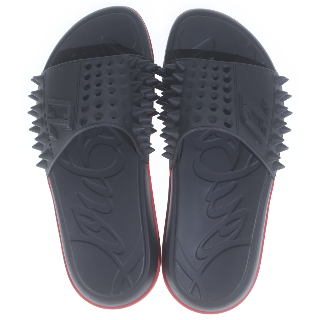 CHRISTIAN LOUBOUTIN(クリスチャンルブタン) TAKE IT EASY FLAT テイク イット イージー フラット サンダル ブラック 1240945