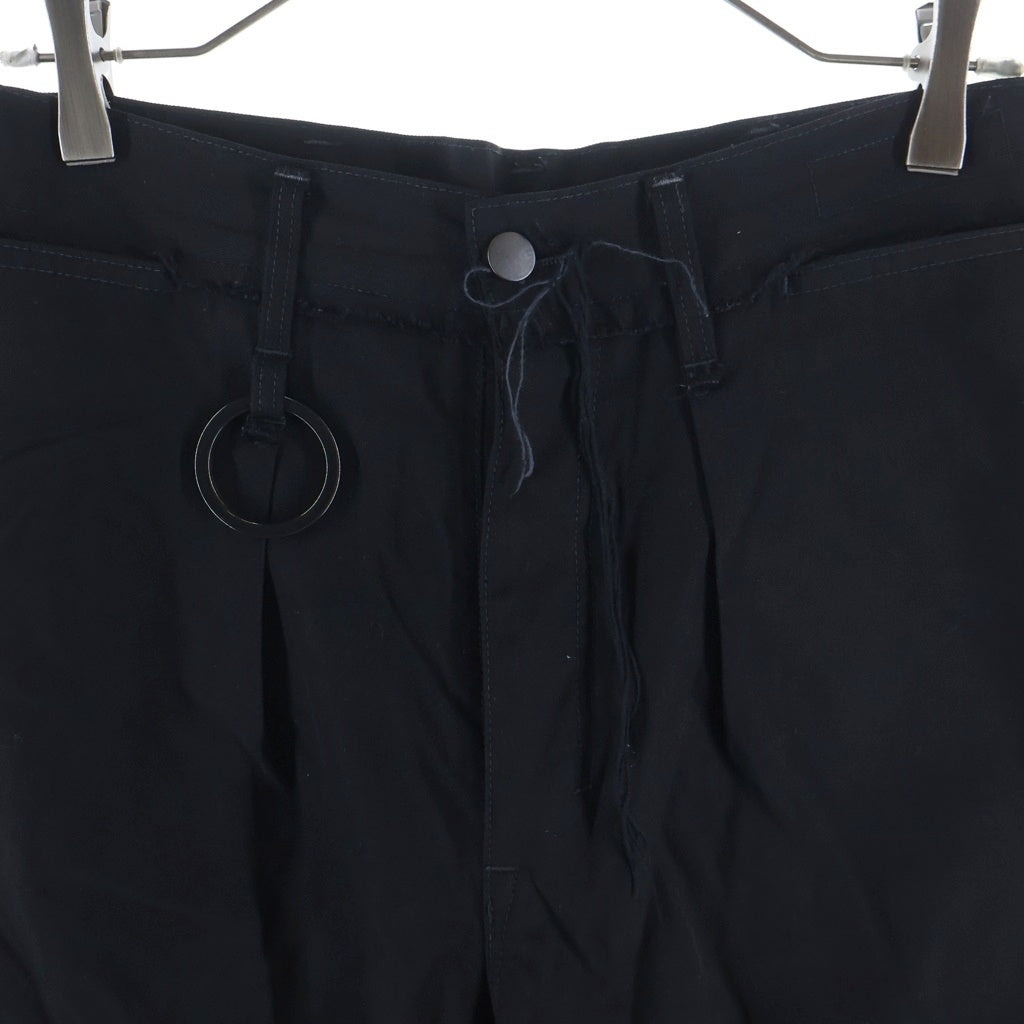 MINUS(マイナス) Slash Seam HBT Cargo pants スラッシュシーム カーゴパンツ ブラック