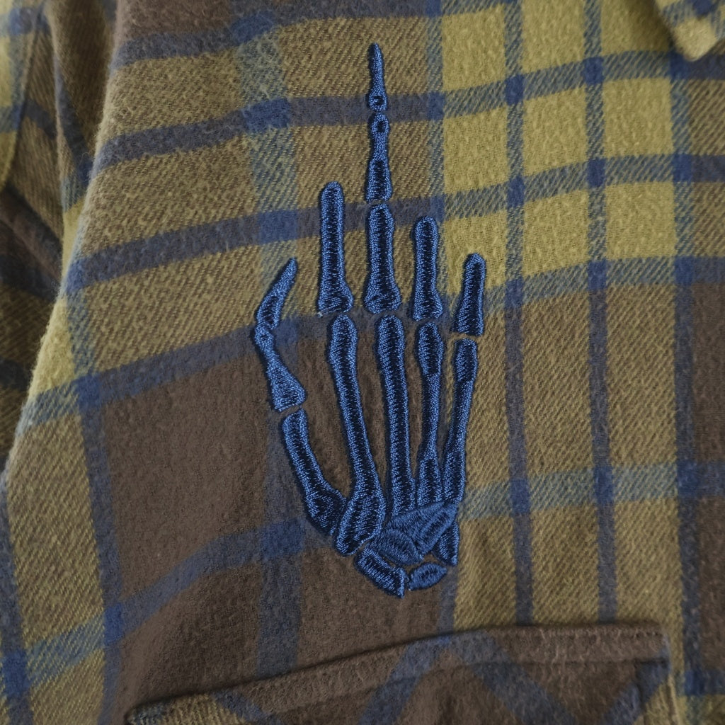 SUPREME(シュプリーム) 21SS ×HYSTERIC GLAMOUR Plaid Flannel Shirt ×ヒステリックグラマー プレイド フランネル シャツ ブラウン