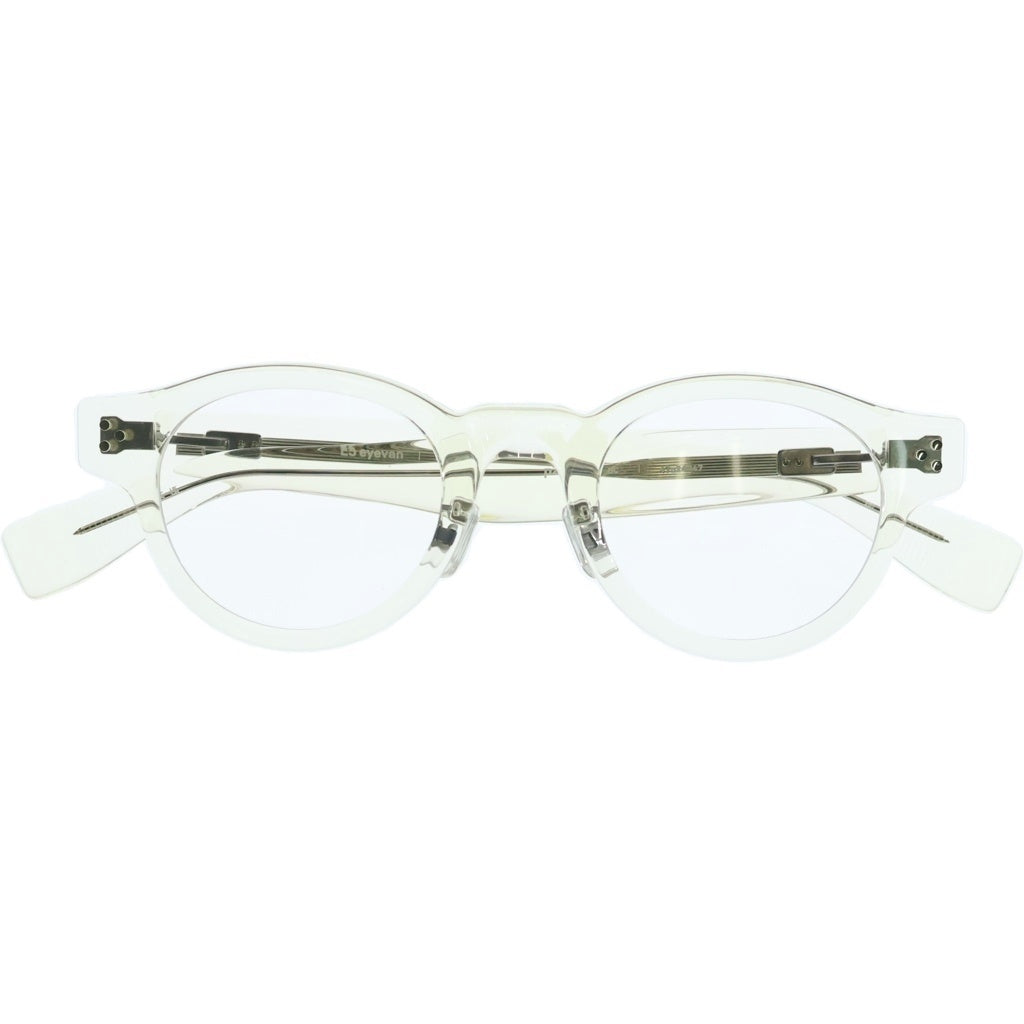 EYEVAN(アイヴァン) E5 eyevan E5アイヴァン p27 Beige Crystal クリアフレーム アイウェア メガネ クリア