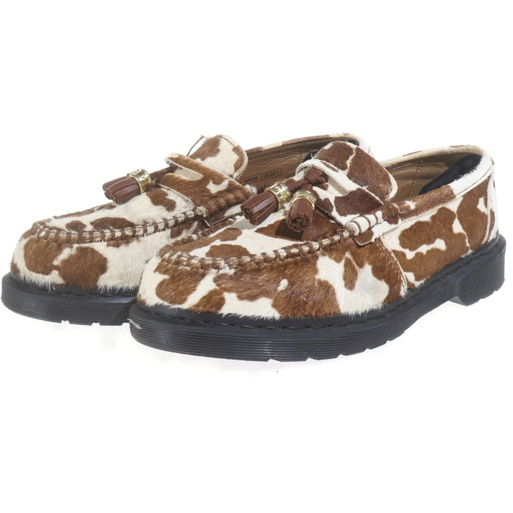 SUPREME(シュプリーム) ×Dr. Martens Penton Tassel Loafer Cow Print ×ドクターマーチン カウプリント ペントン タッセル ローファー ブラウン/ホワイト 31373935