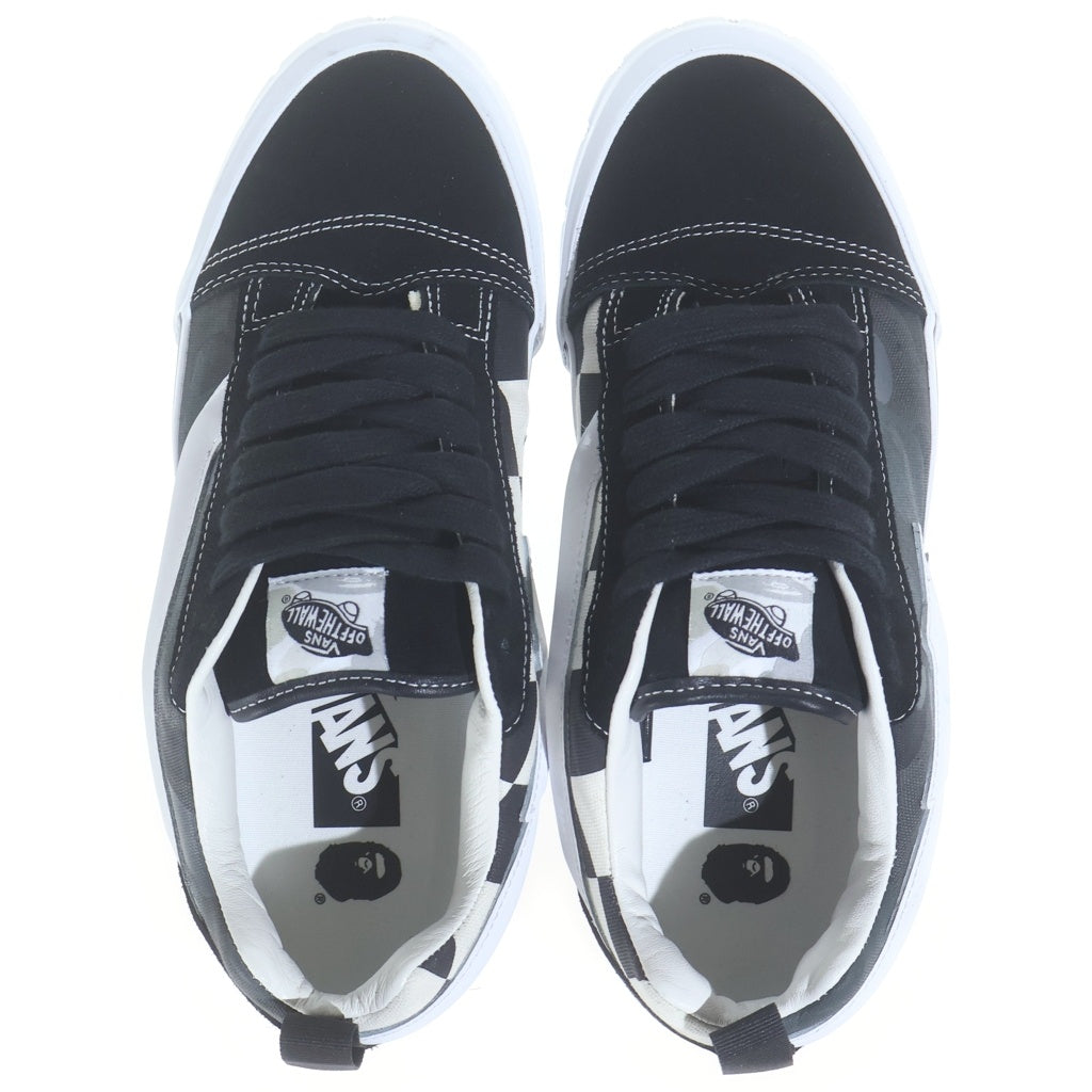 VANS(ヴァンズ) ×A BATHING APE Premium Knu Skool Camo Black ローカットスニーカー ブラック US9/27cm VN000Z3929B