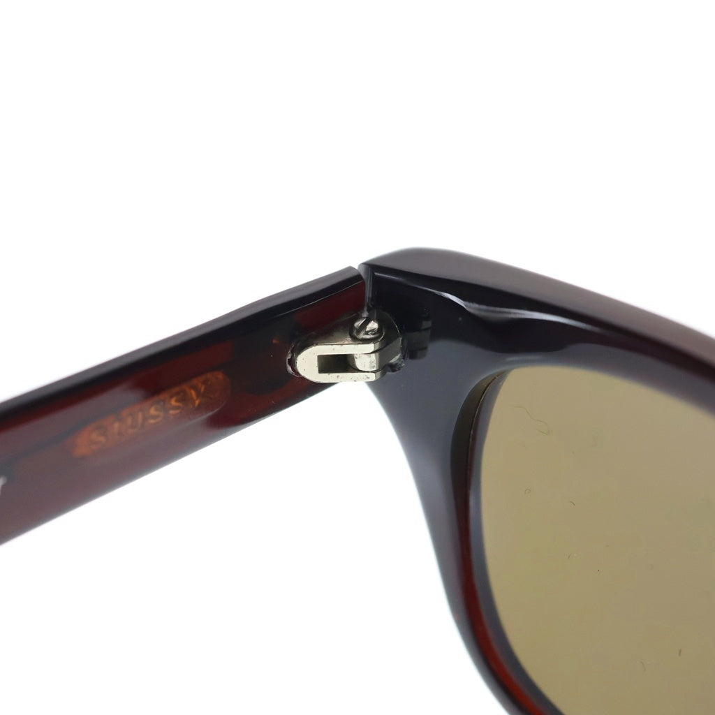 STUSSY(ステューシー) 90S OLD ×藤原ヒロシ eyegear SSリンクロゴ サングラス アイウェア ブラウン -