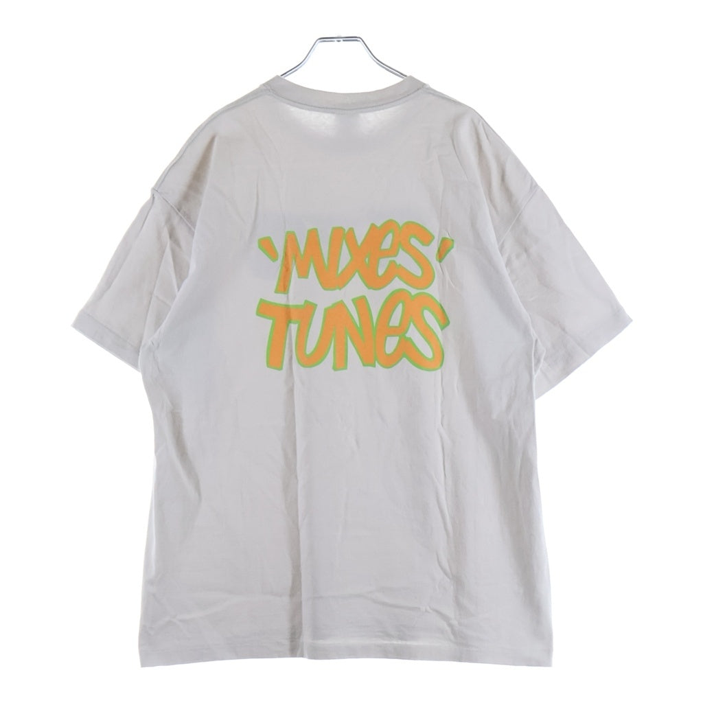 STUSSY(ステューシー) 90S～00S ×sk8thing 銀タグ USA製 ロゴ グラフィック プリント 半袖 Tシャツ カットソー グレー