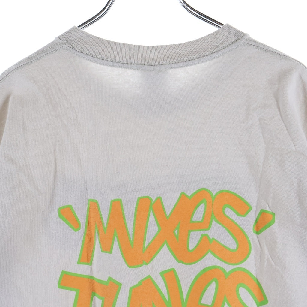 STUSSY(ステューシー) 90S～00S ×sk8thing 銀タグ USA製 ロゴ グラフィック プリント 半袖 Tシャツ カットソー グレー