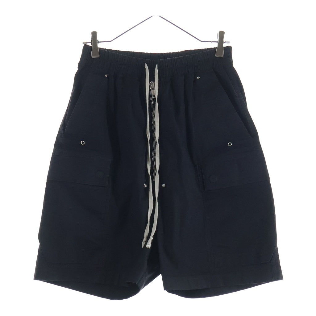 Rick Owens(リックオウエンス) ドローストリング バミューダ カーゴショーツ ハーフパンツ ブラック RU02D6360-TE