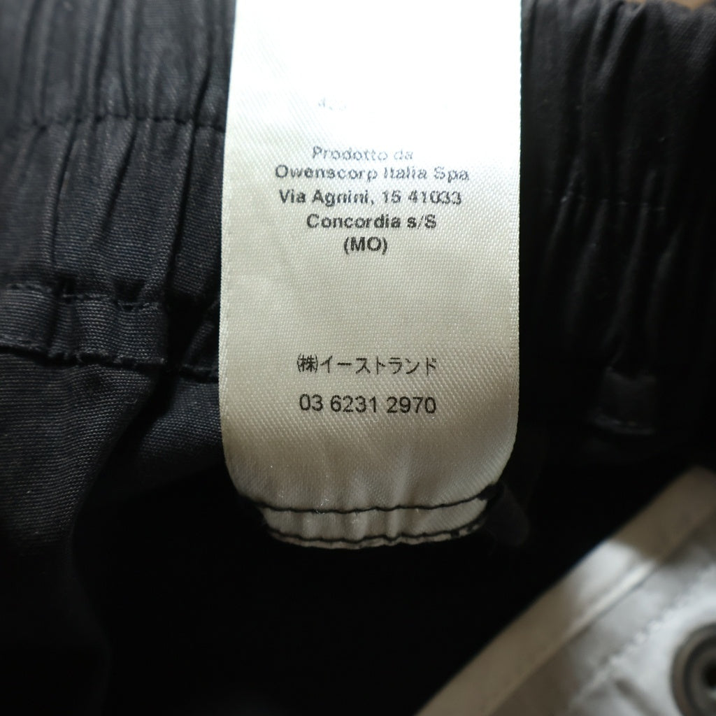 Rick Owens(リックオウエンス) ドローストリング バミューダ カーゴショーツ ハーフパンツ ブラック RU02D6360-TE