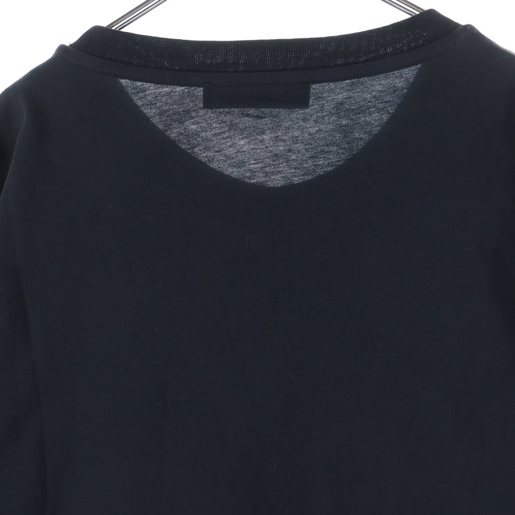 RAF SIMONS(ラフシモンズ) 22SS Small fit doubled T-shirt 再構築 レイヤード 半袖Tシャツ カットソー ブラック 221-141A