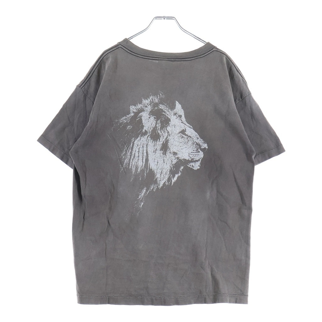 SAINT MICHAEL(セントマイケル) SHEEP LION シープライオン ロゴプリント 半袖 Tシャツ カットソー SM-A21-0000-003