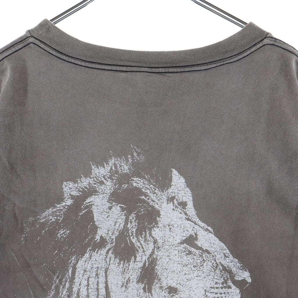 SAINT MICHAEL(セントマイケル) SHEEP LION シープライオン ロゴプリント 半袖 Tシャツ カットソー SM-A21-0000-003
