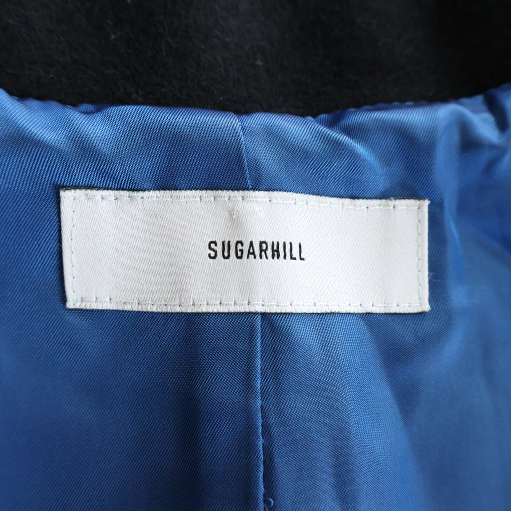 SUGARHILL(シュガーヒル) 19AW ロング ウール トレンチコート ブラック 19AWC001