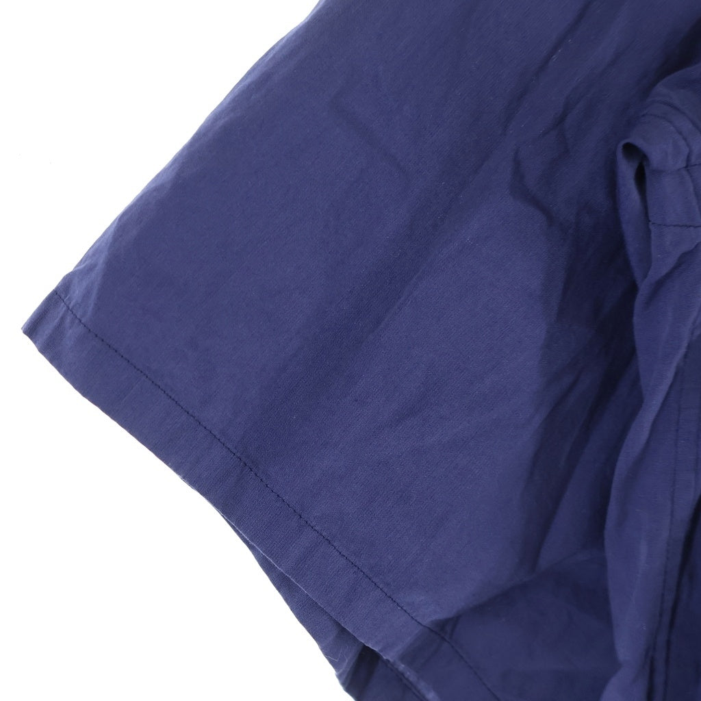 blurhms(ブラームス) Chambray Open-collar Shirt シャンブレー オープンカラー 半袖 シャツ ネイビーBHS23S026 BHS23S026