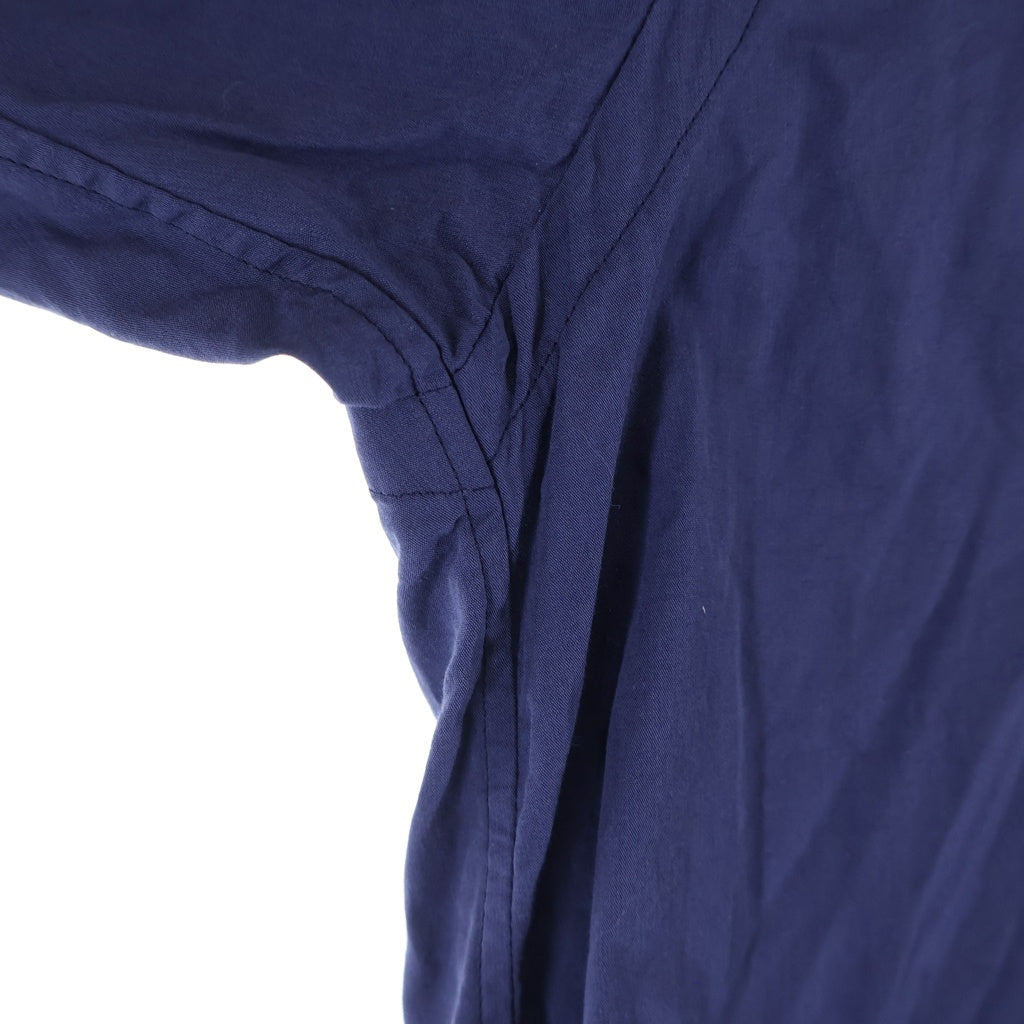 blurhms(ブラームス) Chambray Open-collar Shirt シャンブレー オープンカラー 半袖 シャツ ネイビーBHS23S026 BHS23S026