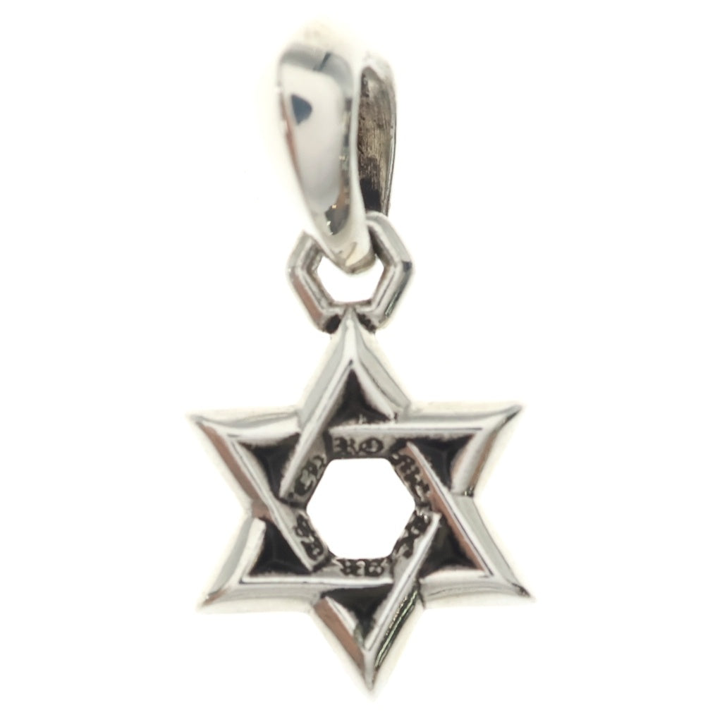 CHROME HEARTS(クロムハーツ) STAR OF DAVID PENDANT スターオブダビデ ペンダントトップ シルバー BCA318 ‐