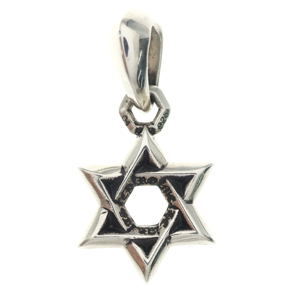 CHROME HEARTS(クロムハーツ) STAR OF DAVID PENDANT スターオブダビデ ペンダントトップ シルバー BCA318 ‐
