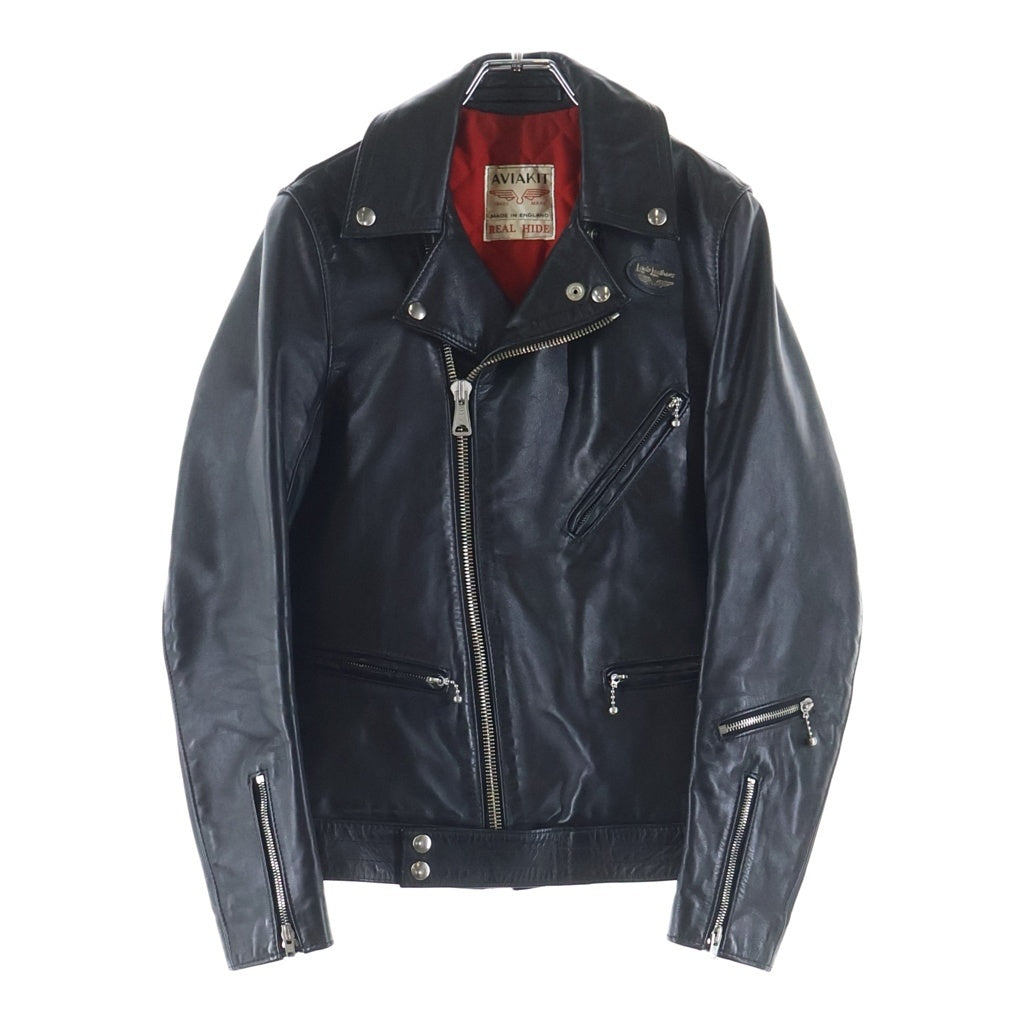 Lewis Leathers(ルイスレザー) Cyclone サイクロン ダブルライダース ジャケット ホースハイド ブラック -