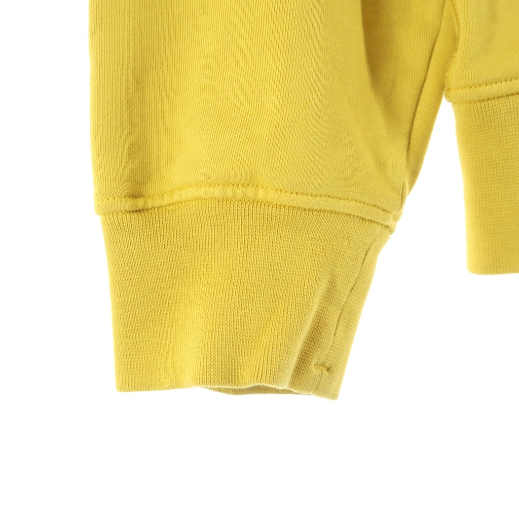 STONE ISLAND(ストーンアイランド) BRUSHED COTTON FLEECE ロゴパッチ コットン クルーネックトレーナー スウェットシャツ イエロー 811563051