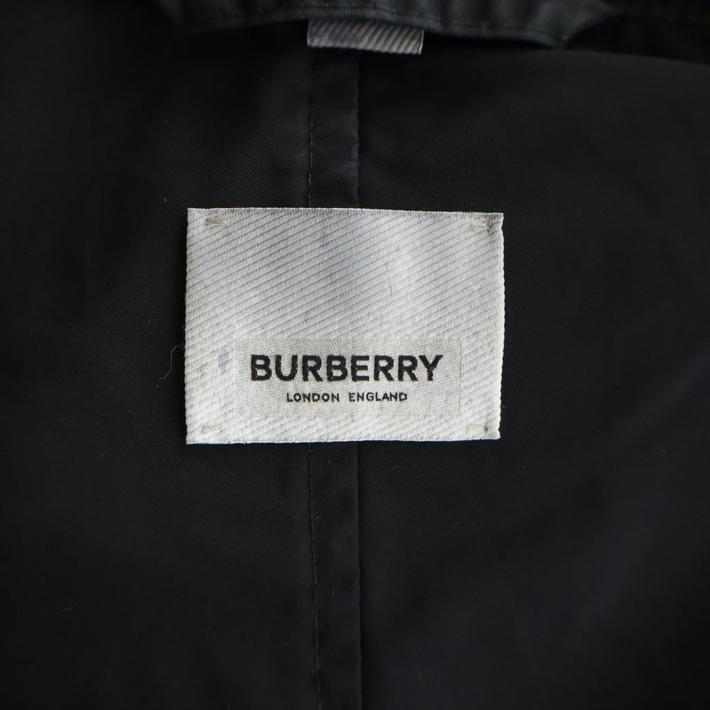 BURBERRY(バーバリー) Side Logo Print Zip-Up Jacket サイドロゴプリント ジップアップジャケット ブラック 8029833