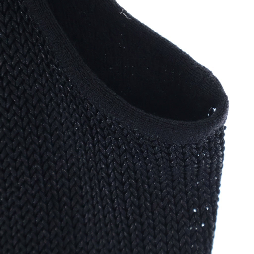 Jean Paul GAULTIER(ジャンポールゴルチエ) MAILLE Button-up knit vest マイユライン ボタンアップ ニットベスト ブラック